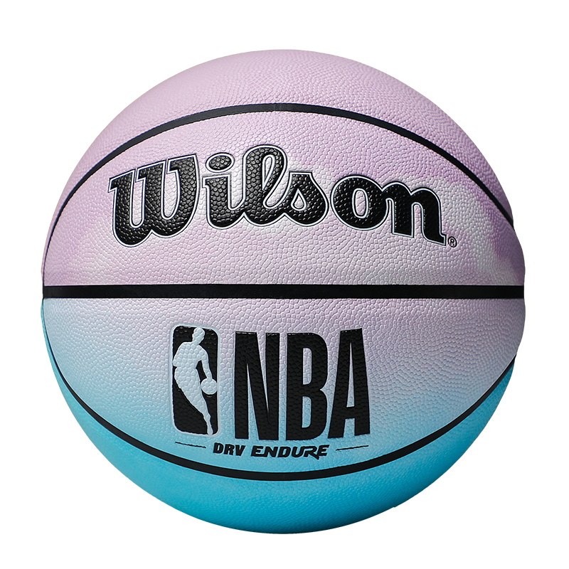 Wilson NBA PU Basketball Pink Blue Size 7 Ball Training Unisex China Mainland Version