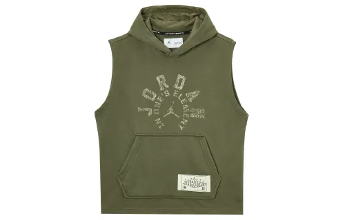 Jordan Sweatshirt Men's Medium Olive Green/Gray Black