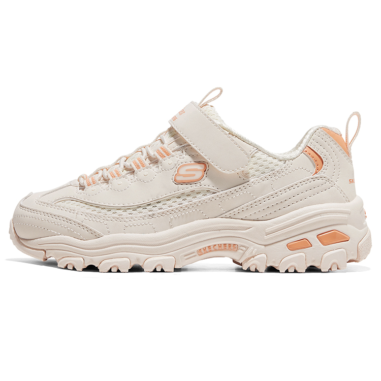 Детские кеды Skechers kids (микро-белые)