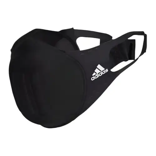 Adidas Polyester Face Masks Unisex Black