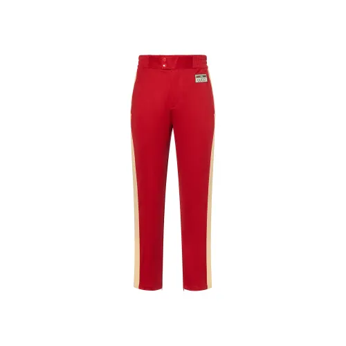 GUCCI Knitted Sweatpants Men's Red