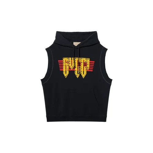 GUCCI Cotton Jersey Sleeveless Sweatshirt