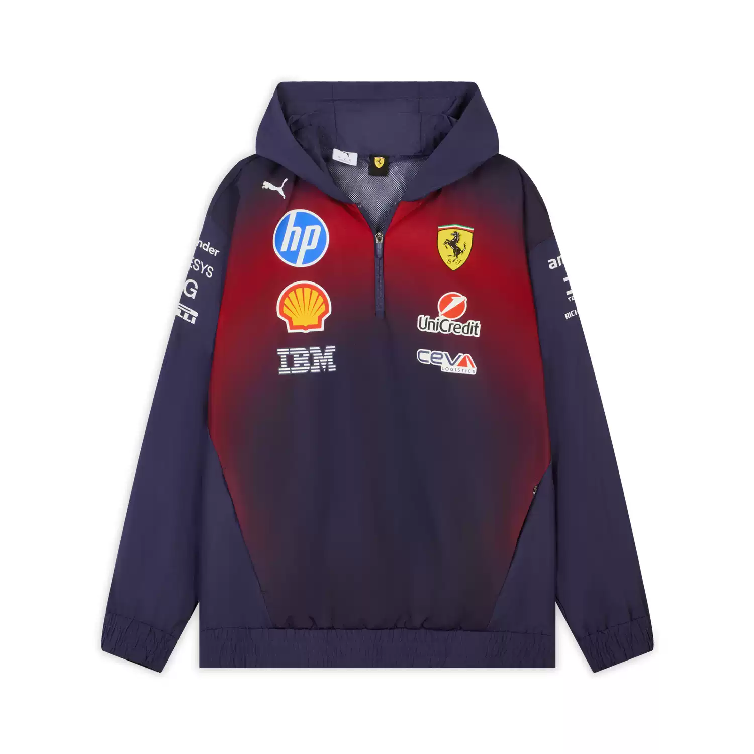Мужское худи PUMA × Ferrari F1 (красное)