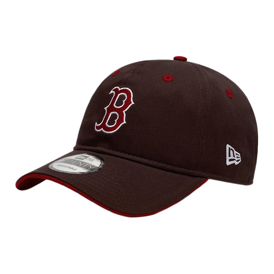 Кепка New Era MLB 920 (темно-кофейно-красная)