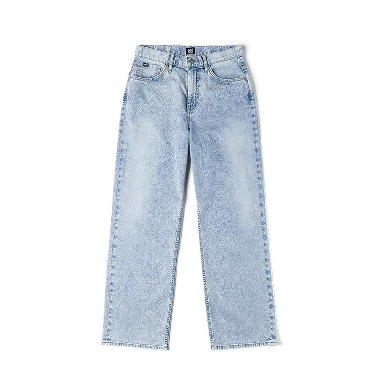 Lee Jeans Men's Light Blue Moderate Straight Fit Pants