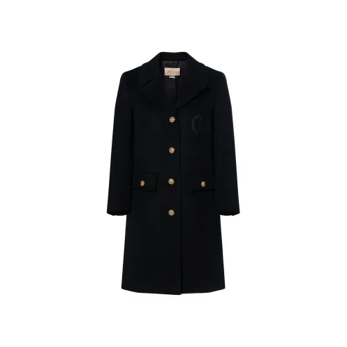 GUCCI Double G Embroidery Coat