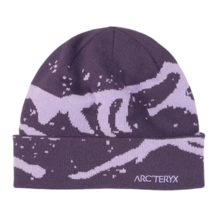 Шапка Arcteryx (бело-фиолетовая)