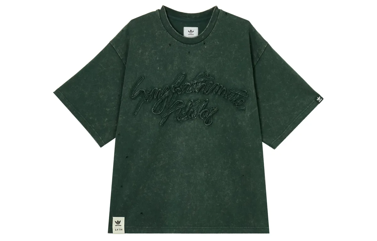 Adidas Originals x Song For The Mute distressed T-shirt