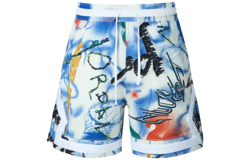 Jordan SportDri FIT Diamond Casual Shorts Men's White/Black