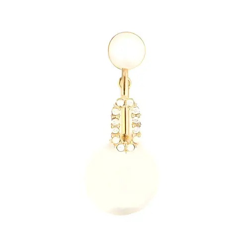 DIOR My ABCDior Resin, Metal, Faux Crystal Earrings Women's