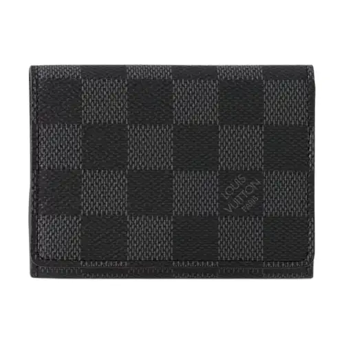 LOUIS VUITTON Enveloppe Carte De Visite Damier Graphite