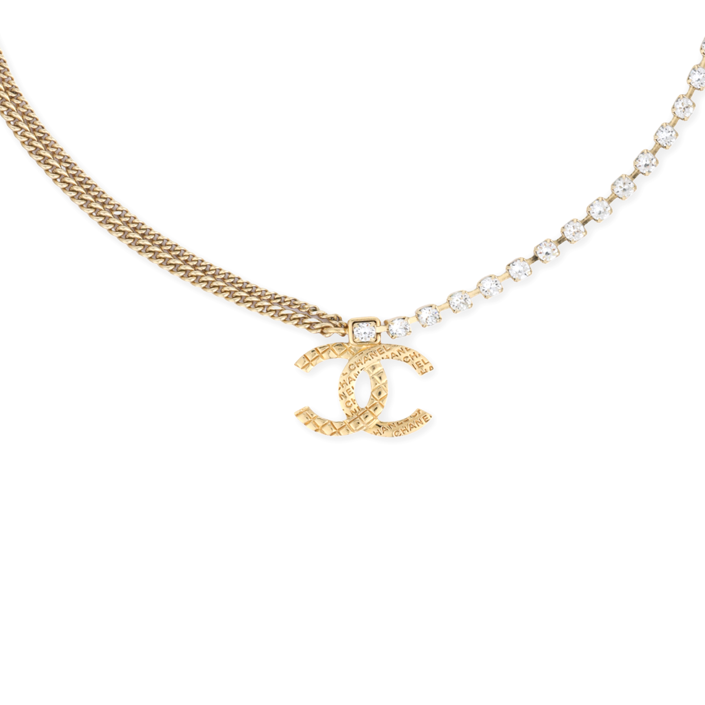 Женская цепочка Chanel (золотистая)