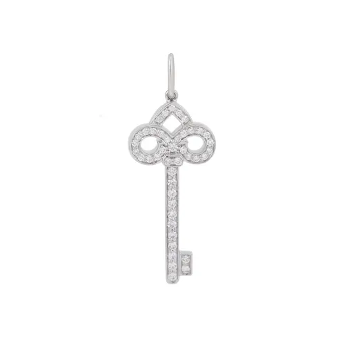 TIFFANY & CO. Keys Platinum Pendants Women's