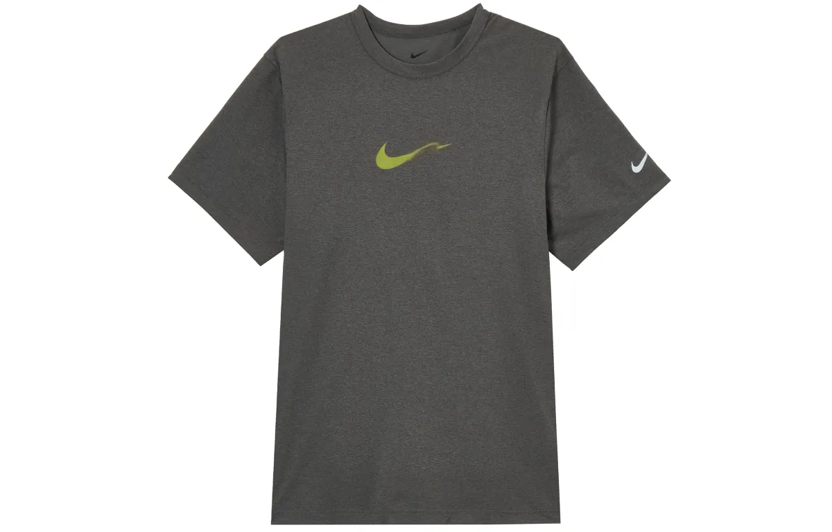 Nike T-Shirts Men's Gray Crew Neck