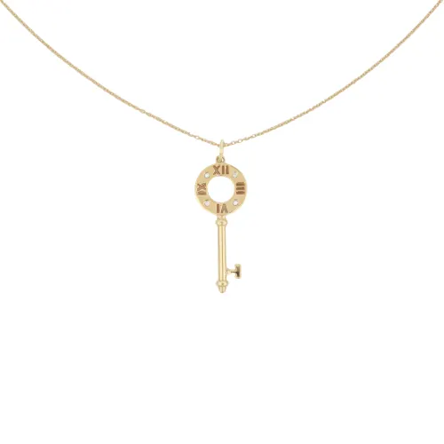 TIFFANY & CO. Tiffany, atlas, small pendant for keys, 750 sample gold