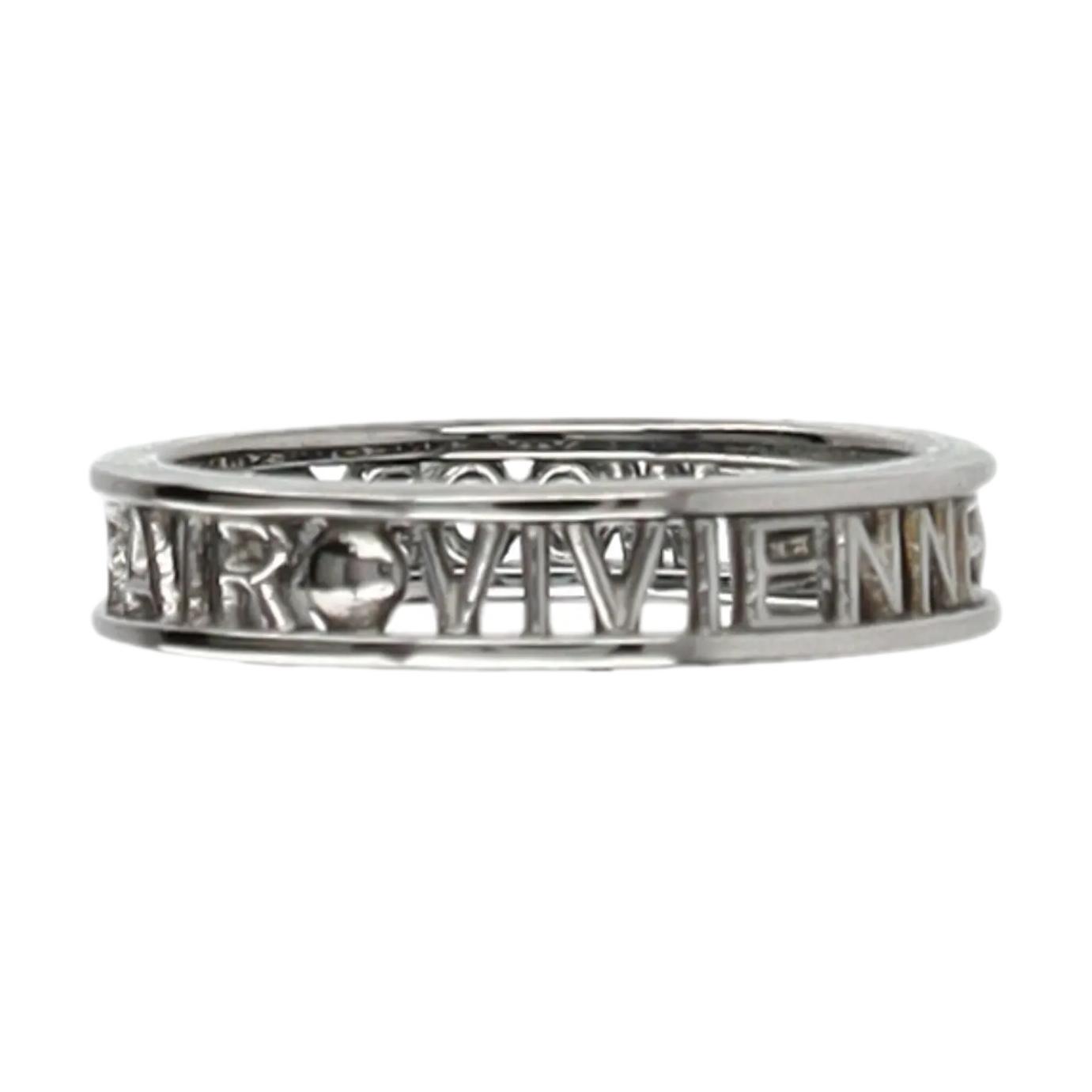 Женское кольцо Vivienne Westwood (серое)