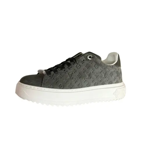 LOUIS VUITTON Time Out Sneakers 'Grey Minimonogram' Women's