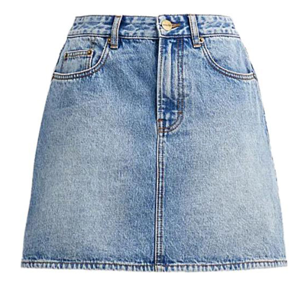Женская юбка COACH FW23 Denim (голубая)