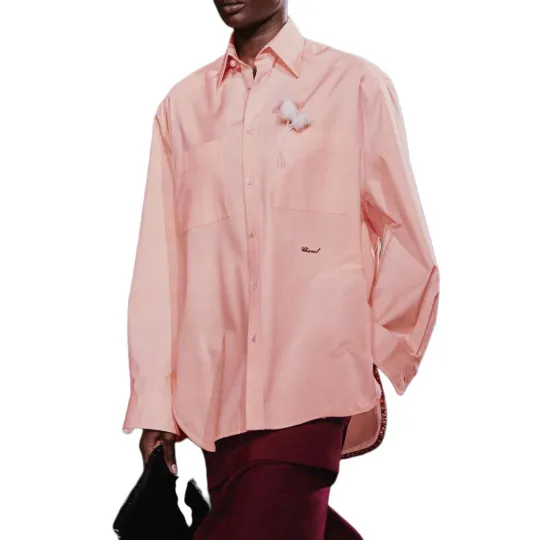 CHANEL Shirts Women's Coral Moderate