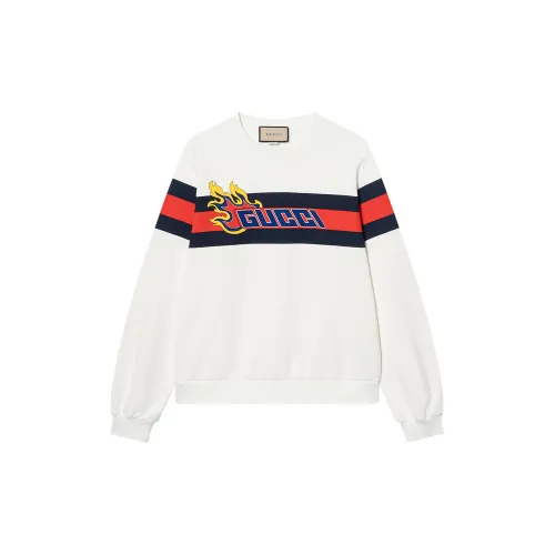 GUCCI SS24 Sweatshirt Men's Ivory White