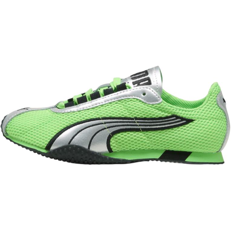 Детские кеды PUMA H-Street og (зелено-серебряные)