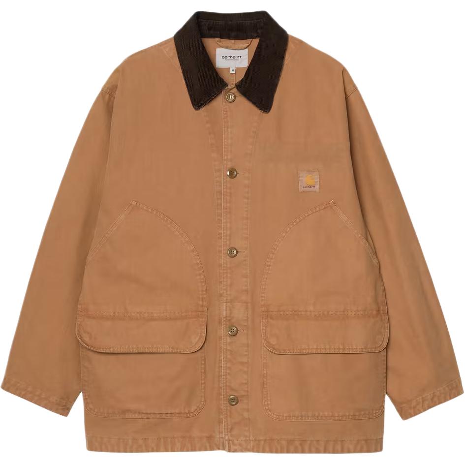 Куртка Carhartt Carhartt WIP SS26 Prescott Coat (коричневая)