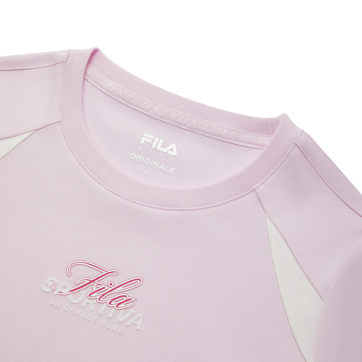 Женская футболка Fila KIDS (розовая) — фото 3