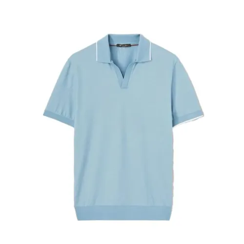 Loro Piana Polo Shirt Men's Blue