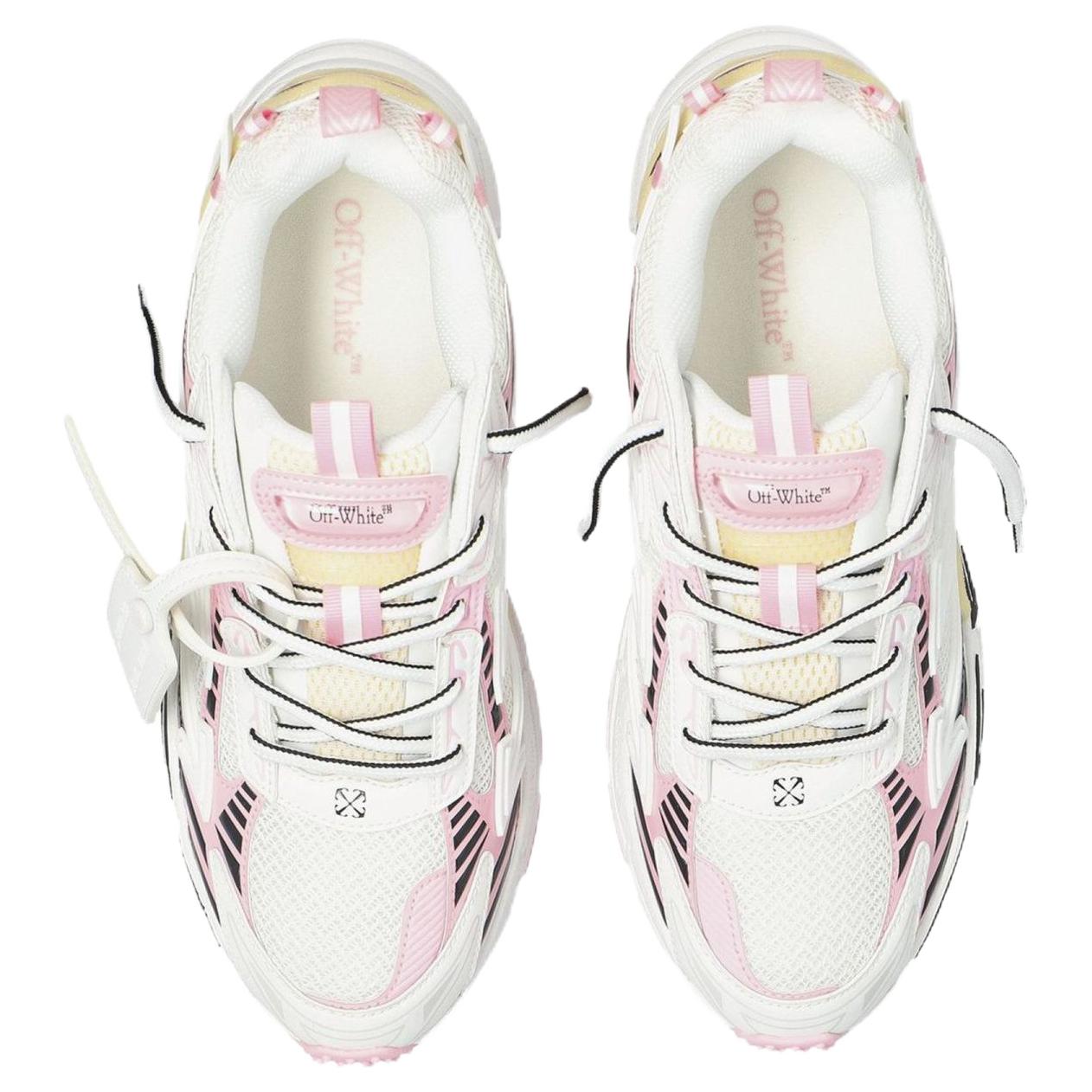 Женские кроссовки OFF-WHITE Be Right Back (бело-розовый) — фото 5