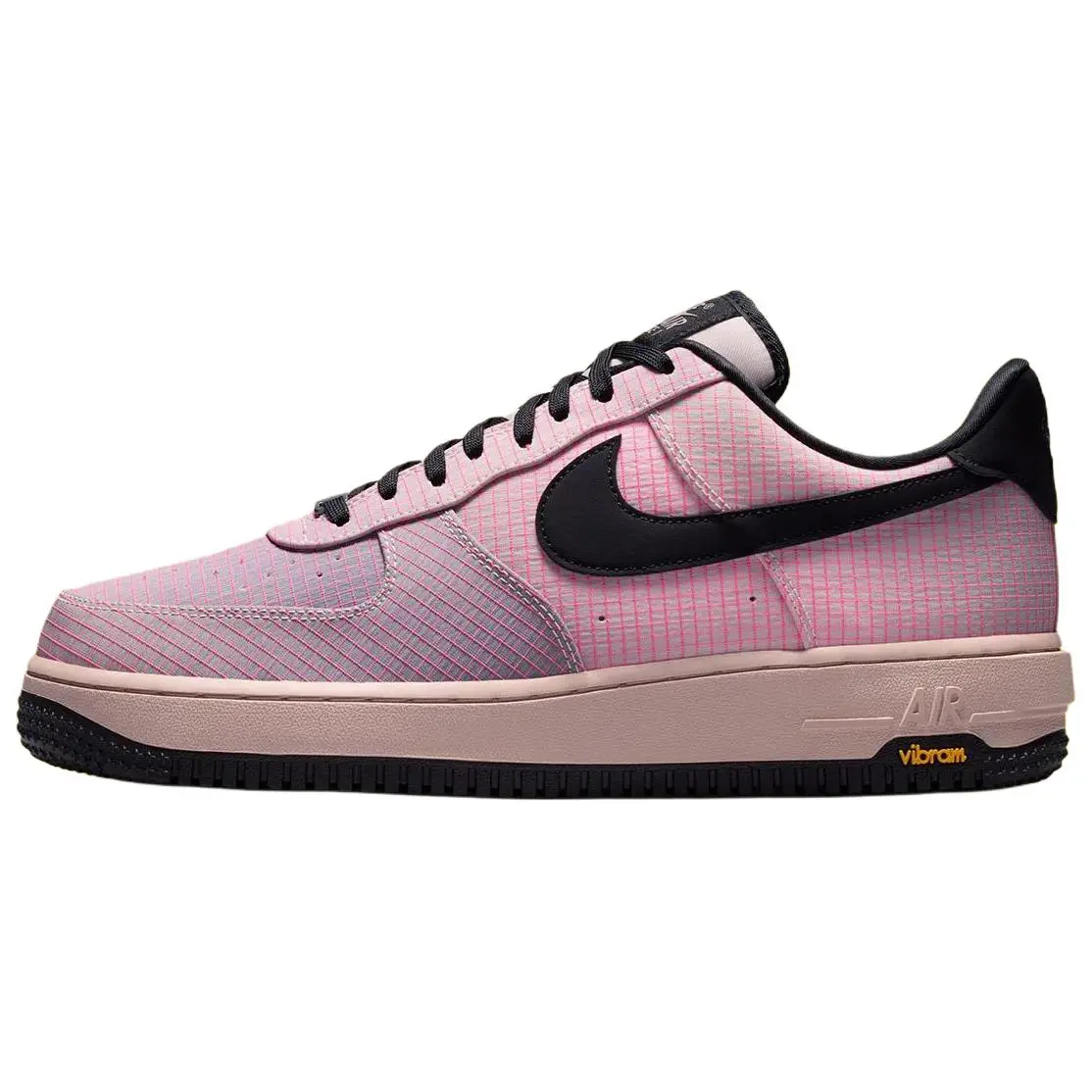 Nike Air Force 1 Low top Skateboard Shoes Men's Pink Black