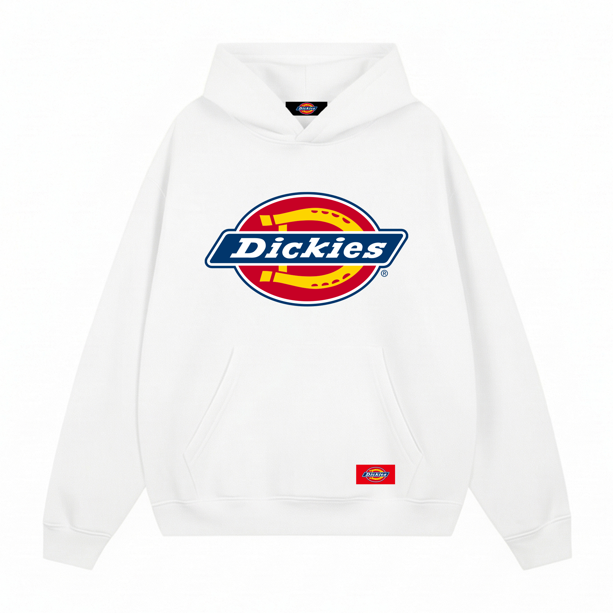 Худи Dickies с американским принтом (серая)