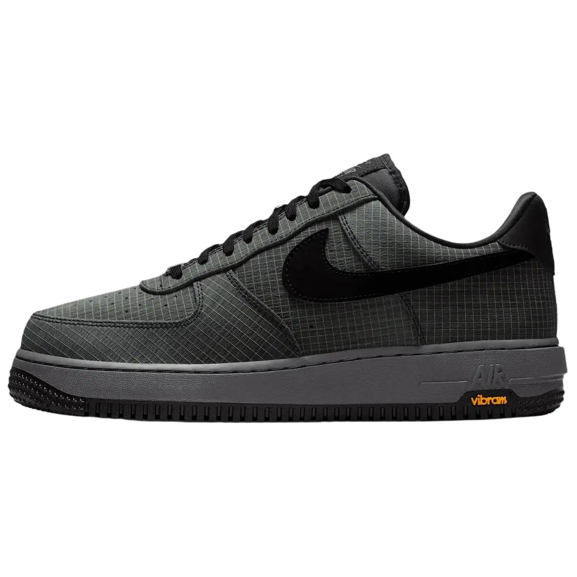 Nike Air Force 1 Low top Skateboard Shoes Men's Gray Black