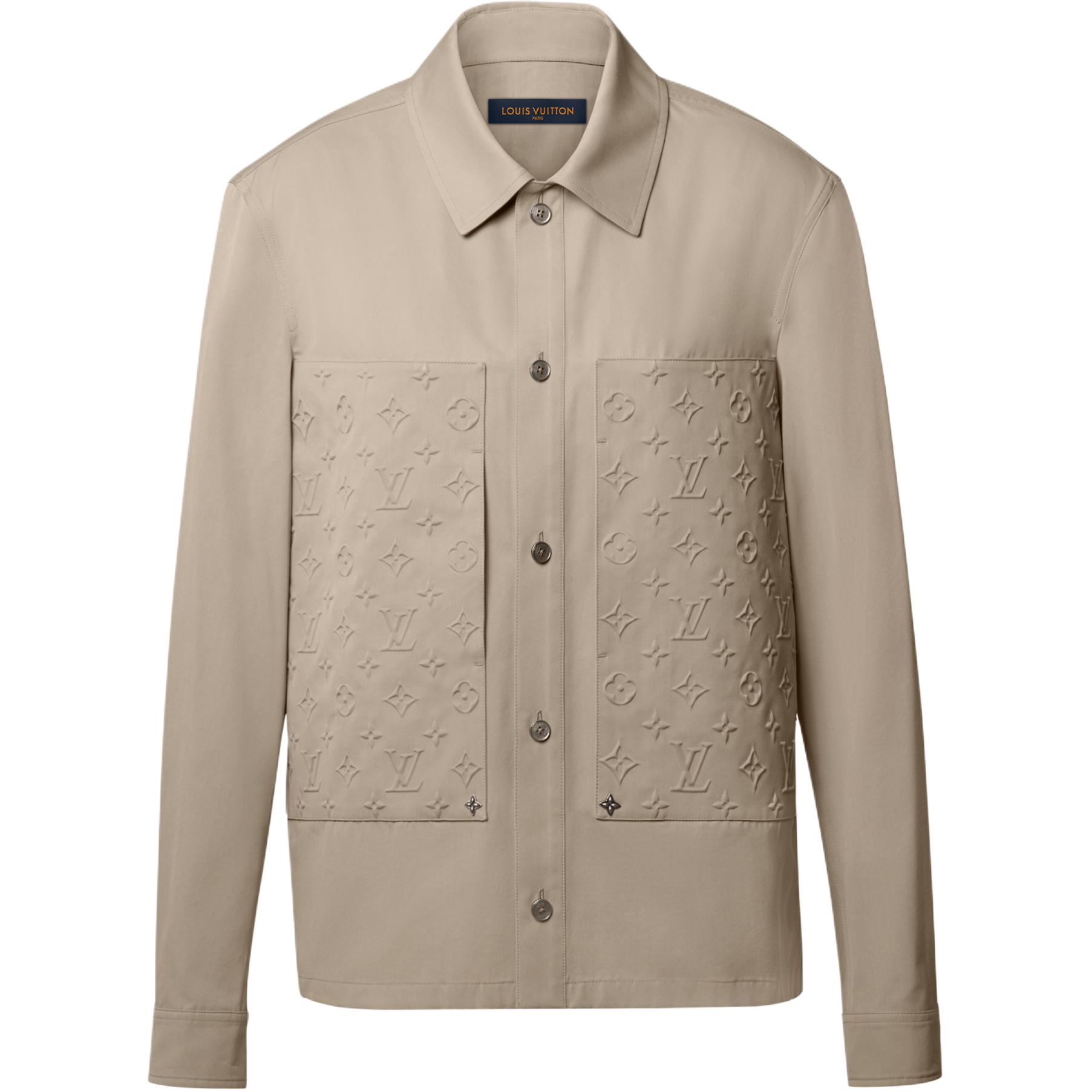 Мужская куртка Louis Vuitton Monogram SS26 (синяя)