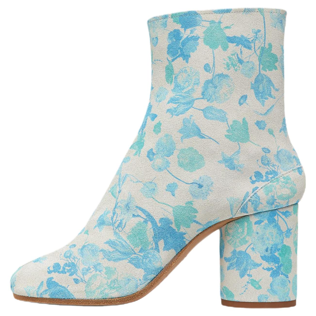 Женские ботинки Maison Margiela Tabi (светло-голубые)