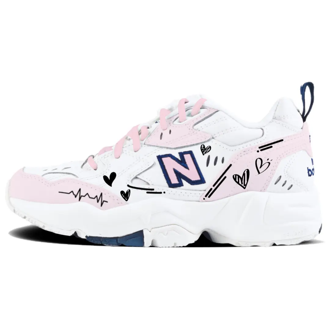 New Balance NB 608 V1 Heartfelt Connection, Graffiti Abrasion Resistant, Breathable, Slip Resistant Training Shoes