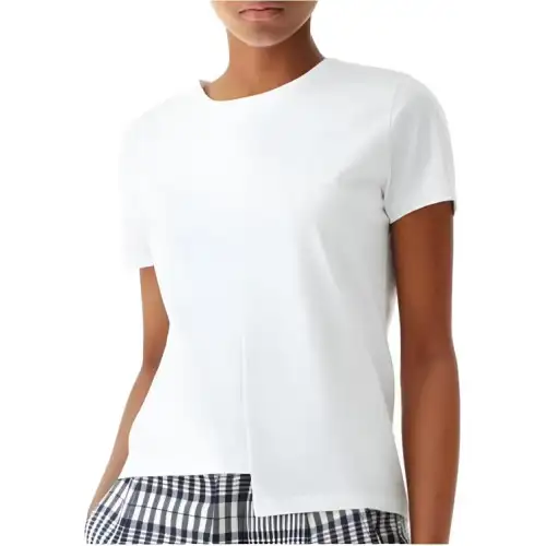 LOEWE T Shirts Women's White Crew Neck Moderate Straight Fit