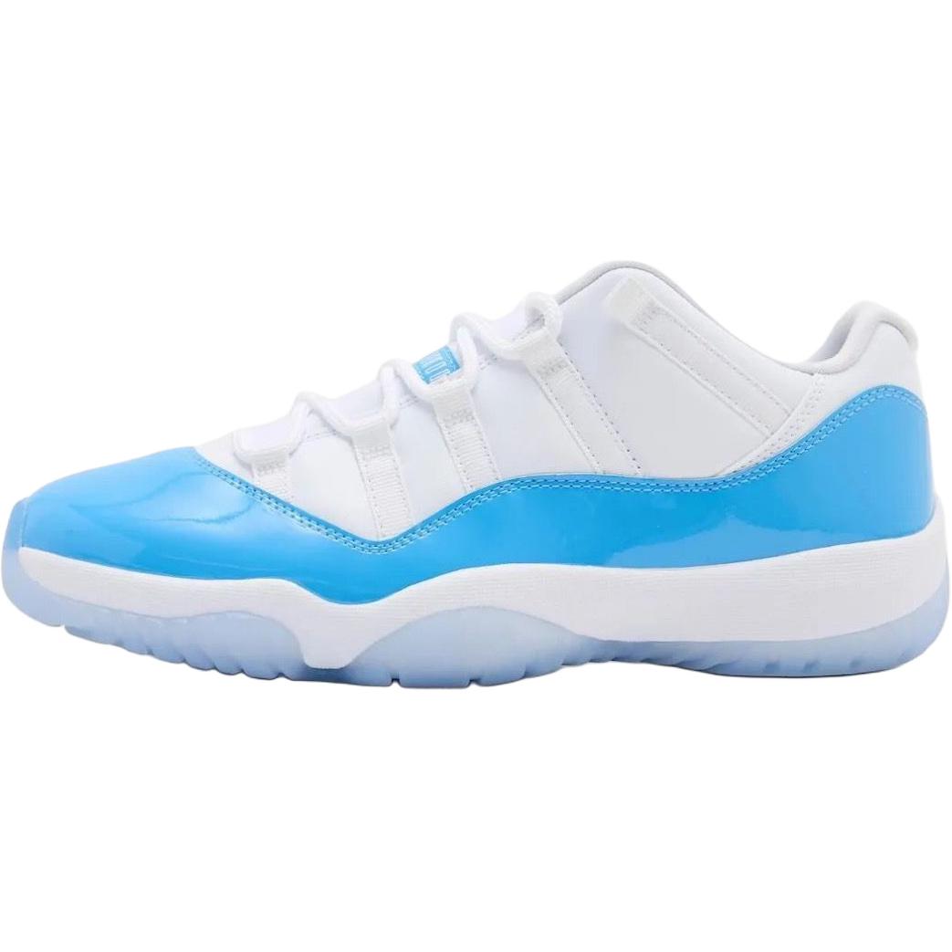 Кроссовки Jordan Air Jordan 11 Retro Low GS (бело-голубые)