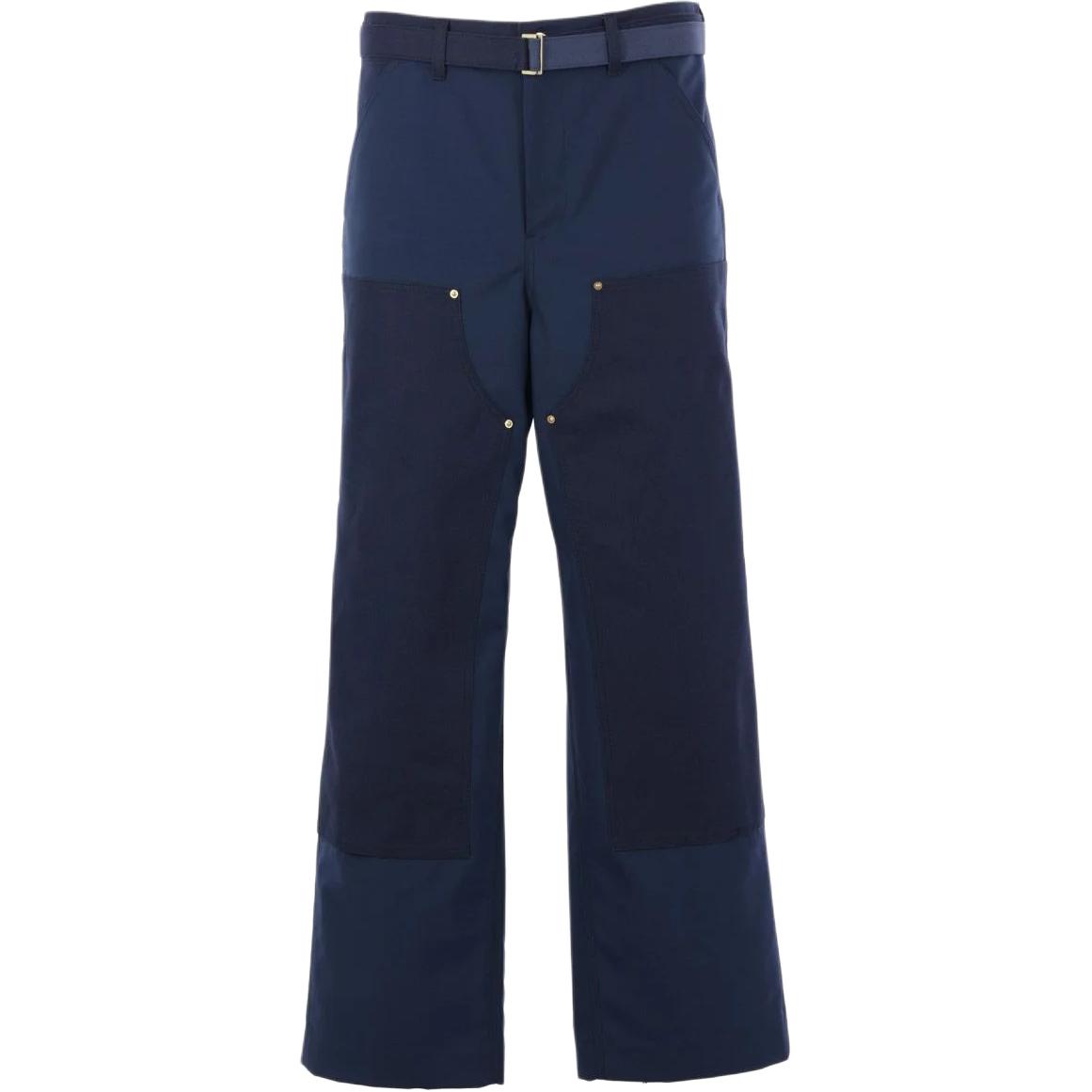 Женские штаны Sacai × Carhartt WIP Duck Pants (синие)