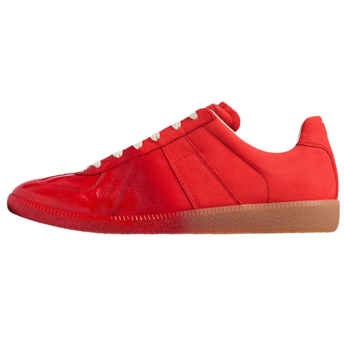 Женские кеды Maison Margiela Replica 3cm (красные)