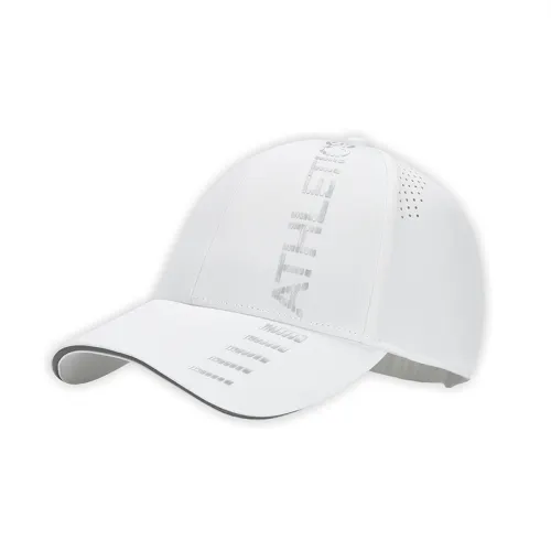 FILA Fila Fitness fitness series, simple, classic, casual, sports, versatile, comfortable and breathable, polyester fiber spandex (polyurethane elastic fiber) nylon baseball cap, same style for men and women, couple style, jade white