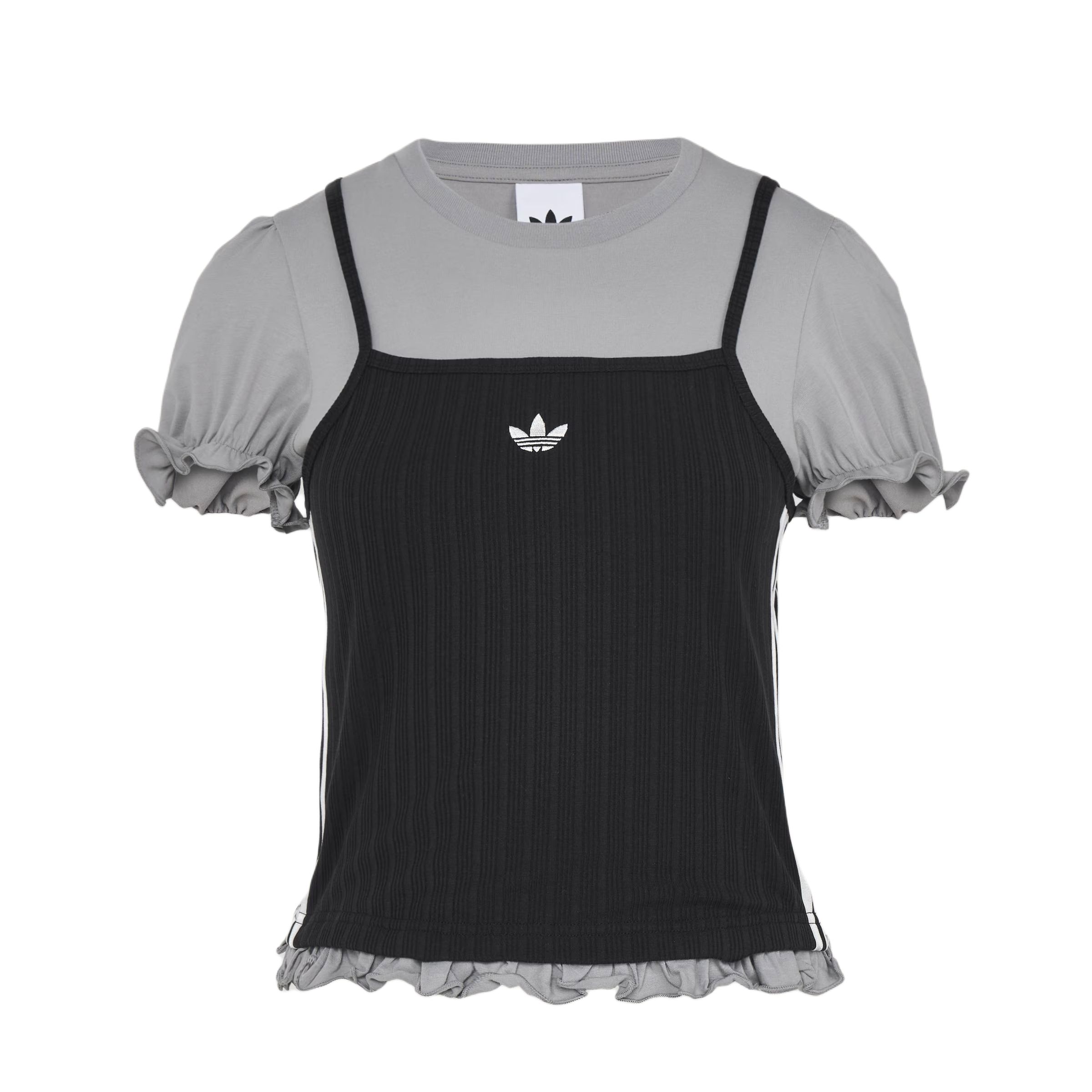 Женская футболка adidas originals (черная)