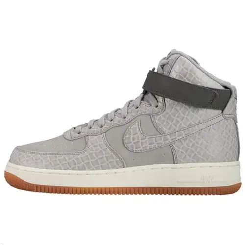 Nike Air Force 1 High Croc Wolf Grey Gum Women's