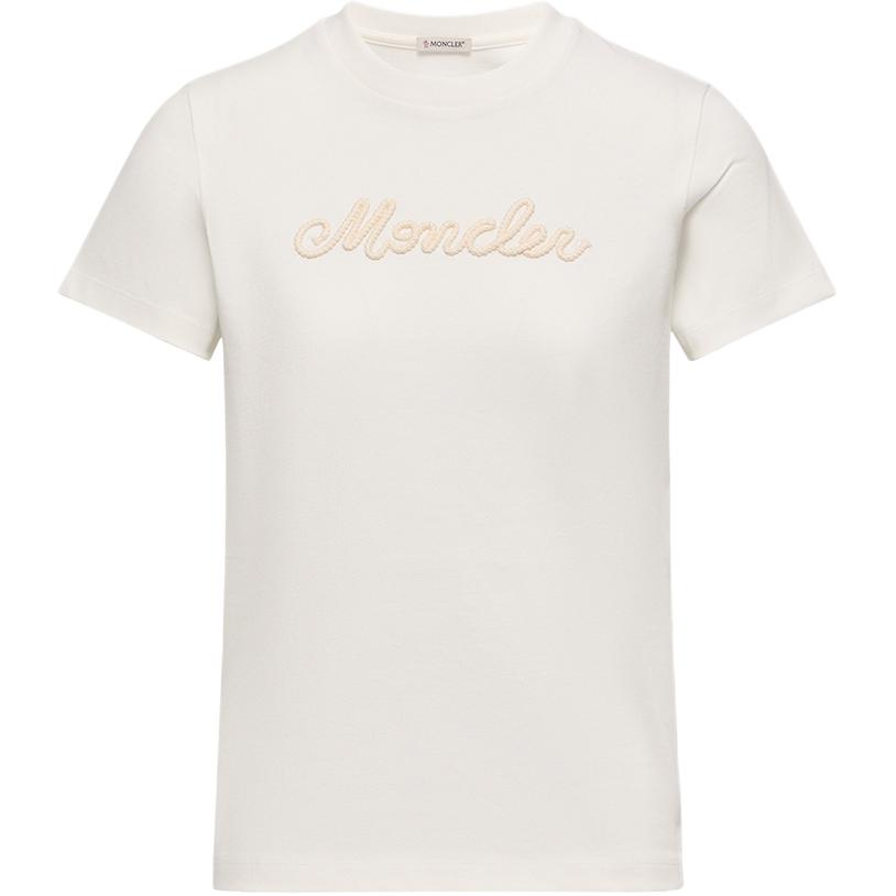 Женская футболка Moncler L10938C0005189AUG034 (белая)