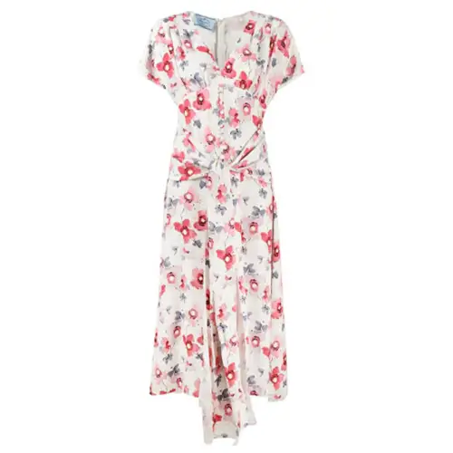 PRADA Sleeveless Dress Women's Multicolor