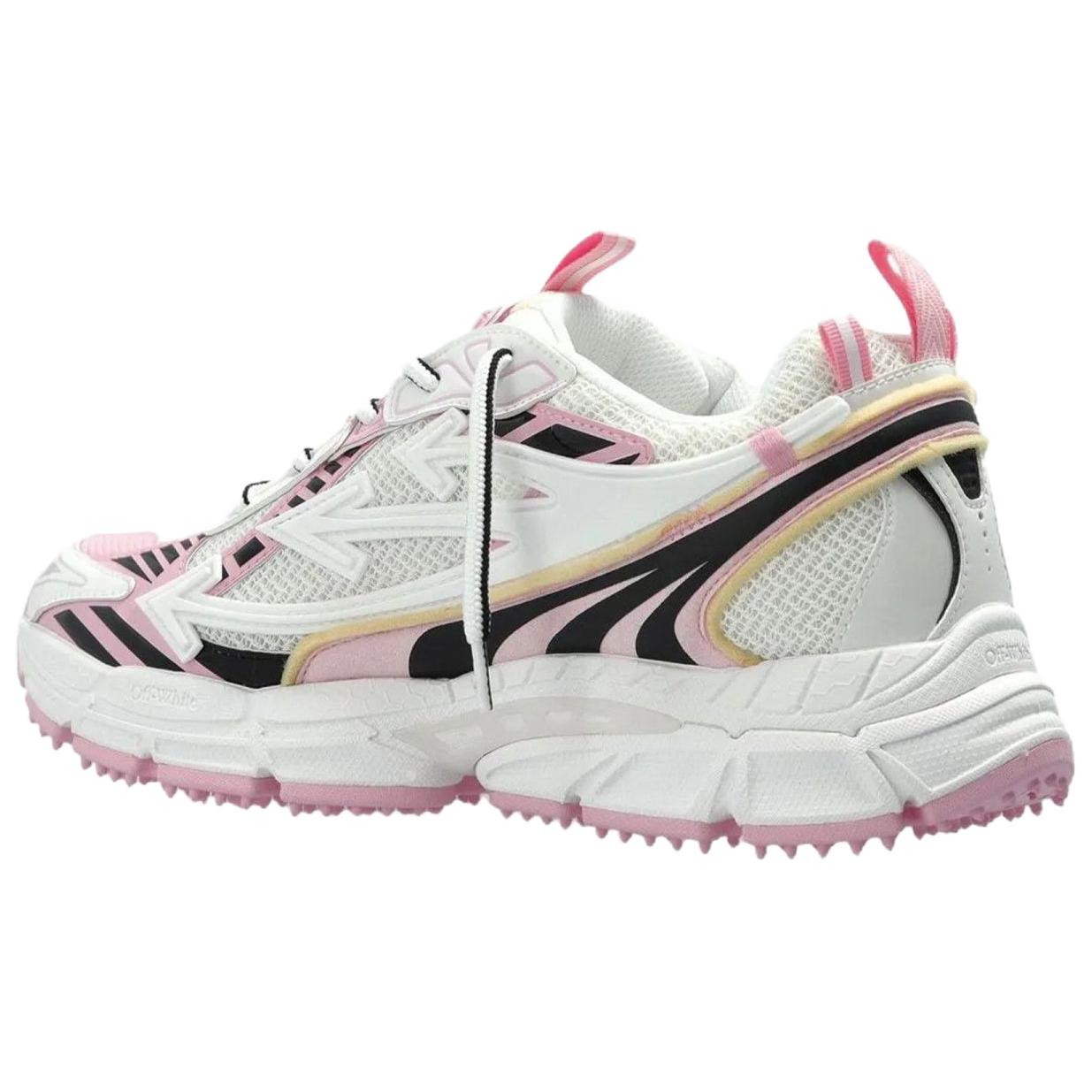 Женские кроссовки OFF-WHITE Be Right Back (бело-розовый) — фото 4