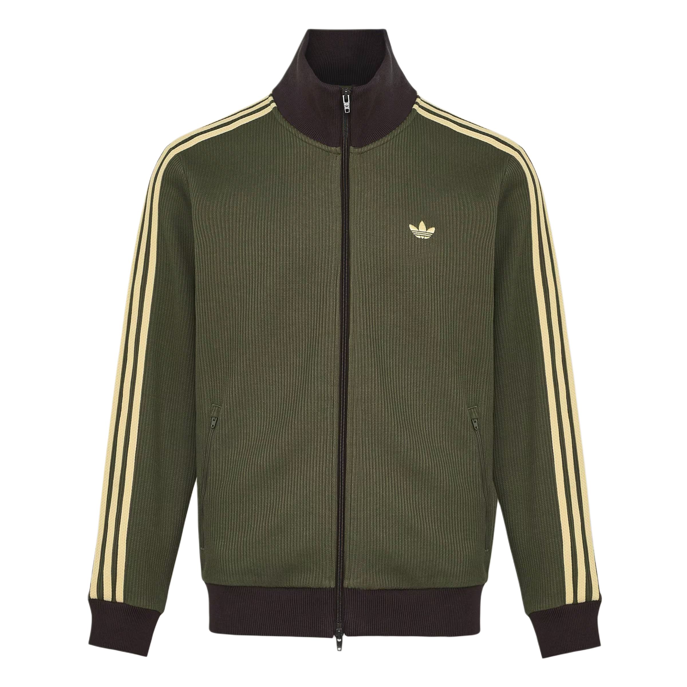 Мужская куртка adidas originals WAFFLE TRACK TOP (синяя)