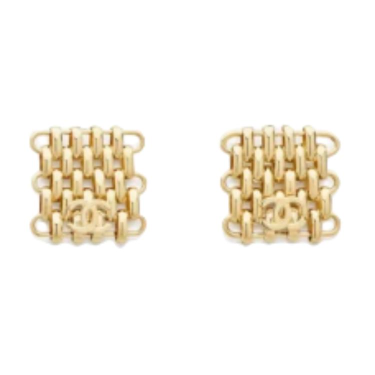 Серьги Chanel 26S (золотой)