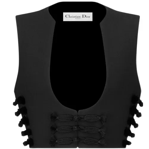 DIOR Vests Women's Black Moderate Other