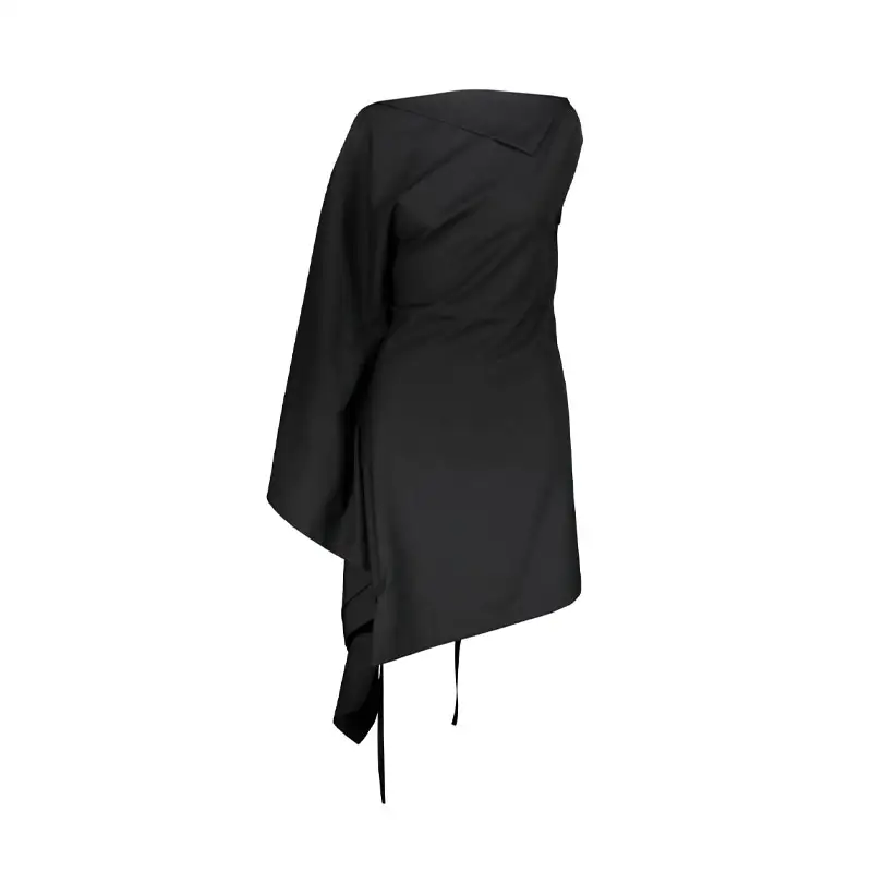THE ROW Bamby Asymmetric Open-Back Top