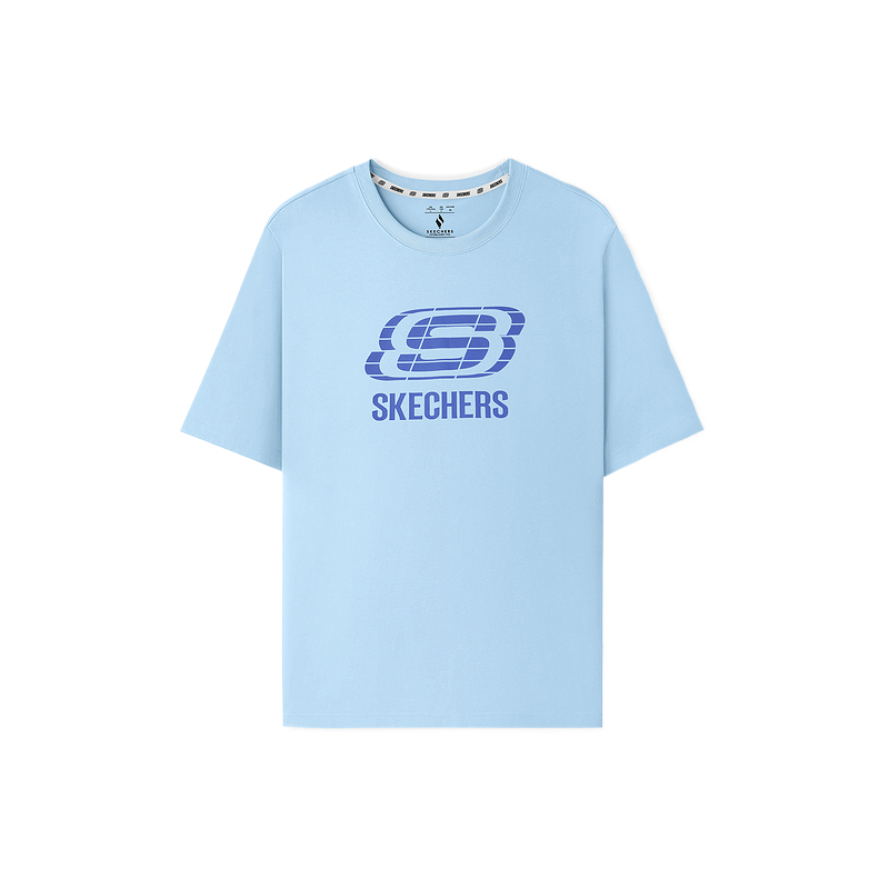 Мужская футболка Skechers Knit Tee (серая)
